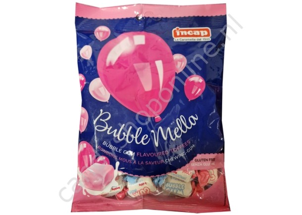 Incap Bubble Mella (bubble gum flavour soft sweets) 200 gram