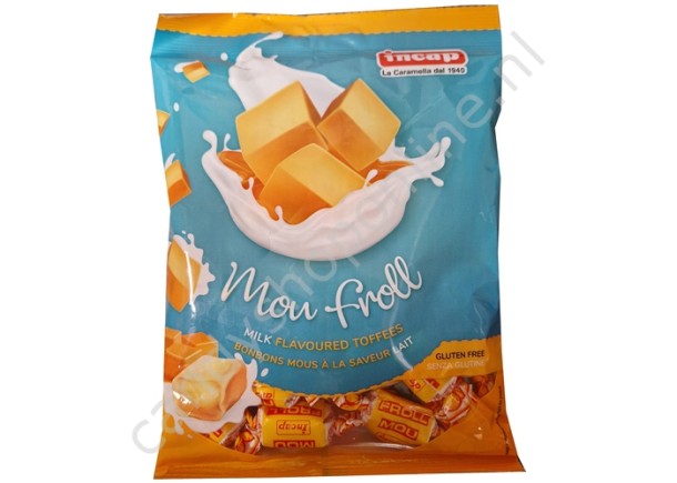 Incap Mou Froll (milk flavoured toffees) 200 gram