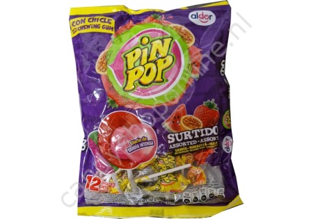 Aldor Pin Pop Chewing Gum Assorted 12pcs. 192gr.