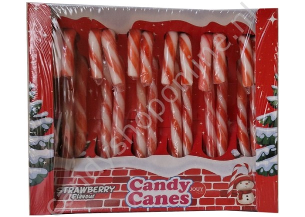 Jouy-co Candy Canes strawberry flavour 12 pcs.