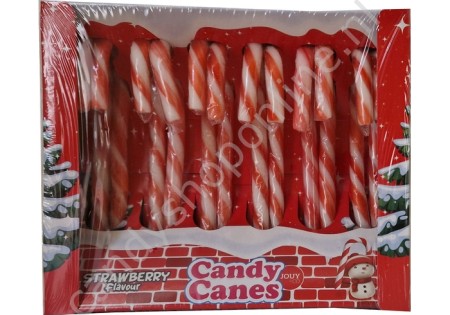 Jouy-co Candy Canes strawberry flavour 12 pcs.