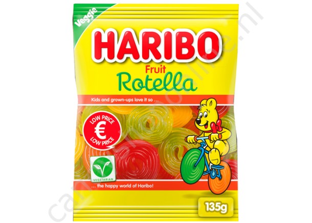 Haribo Fruit Rotella 135 gram