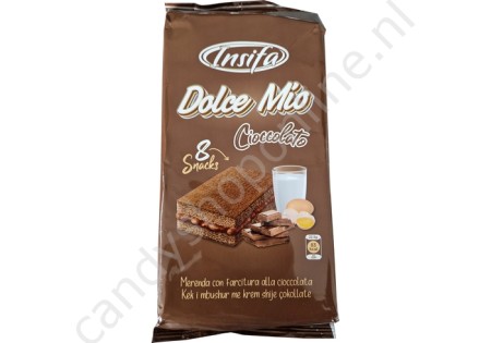 Dolce Mio Cake Bars with Chocolate Filling 8pcs. 180gr.