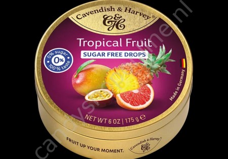 Cavendish & Harvey Tropical Fruit Drops with real Fruit Juice 175gr. SV