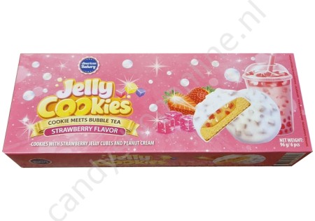 American Bakery Jelly Cookies Strawberry flavor 96gr.