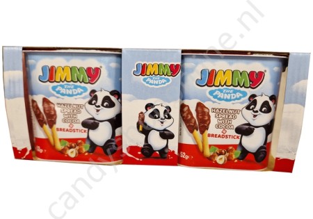 Jimmy the Panda Breadsticks Hazelnut cream 2pcs. 104gr.