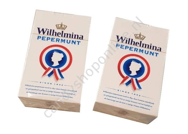 Wilhelmina pepermunt box 100gr. Duopack