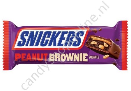 Snickers Peanut Brownie squares 34gr.
