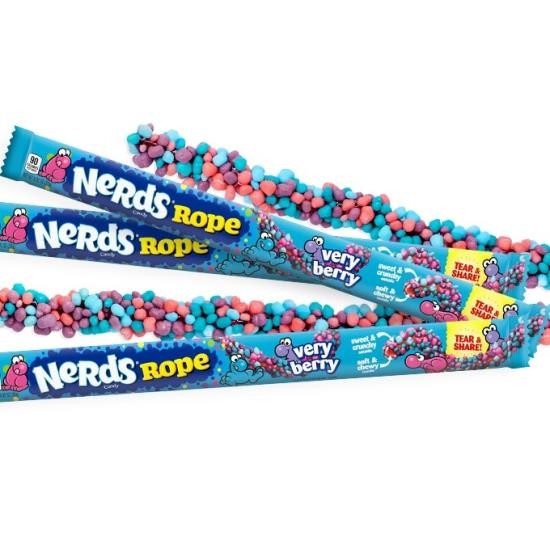 Wonka Nerds Rope Very Berry 26gr.