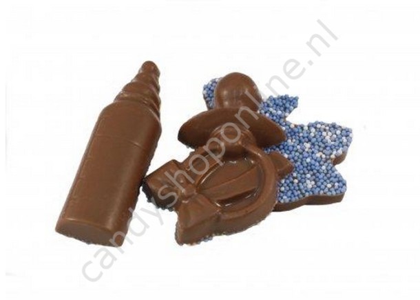 Chocolade Geboortemix Groot Blauw