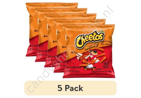 Cheetos Crunchy made with real cheese 5pck 28,3gr.
