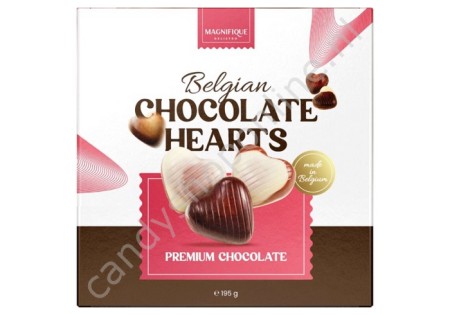 Belgian Chocolate Hearts 195 gram